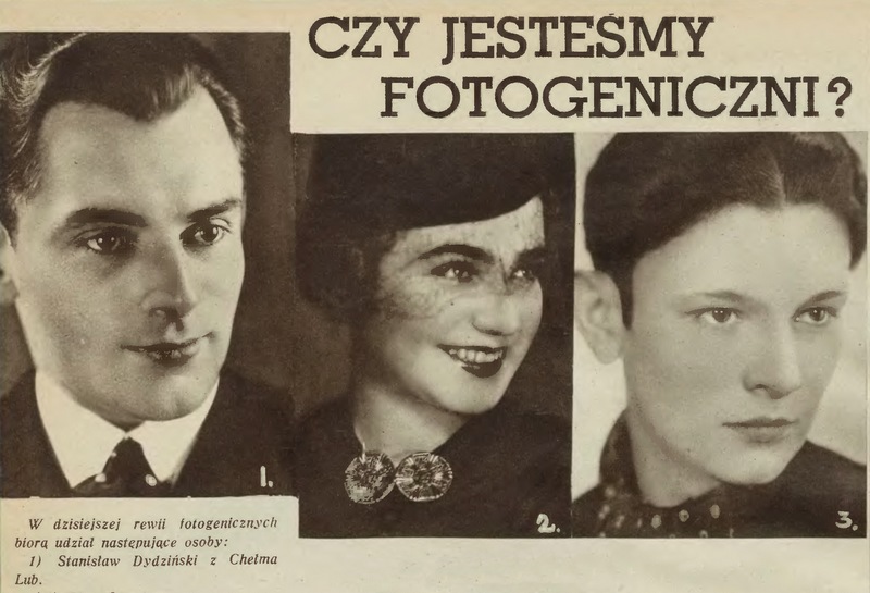Fotogeniczny Stanisław Dydziński z Chełma